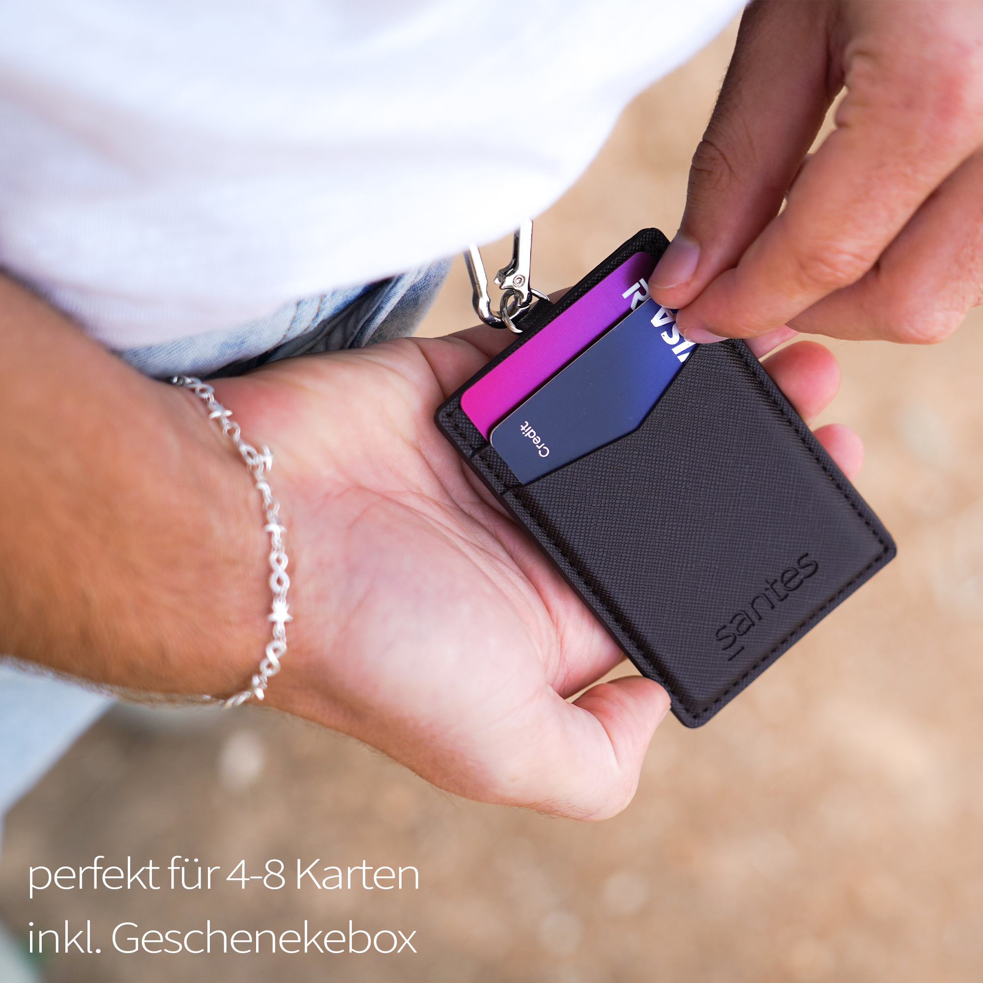 Saffiano CARDHOLDER Black