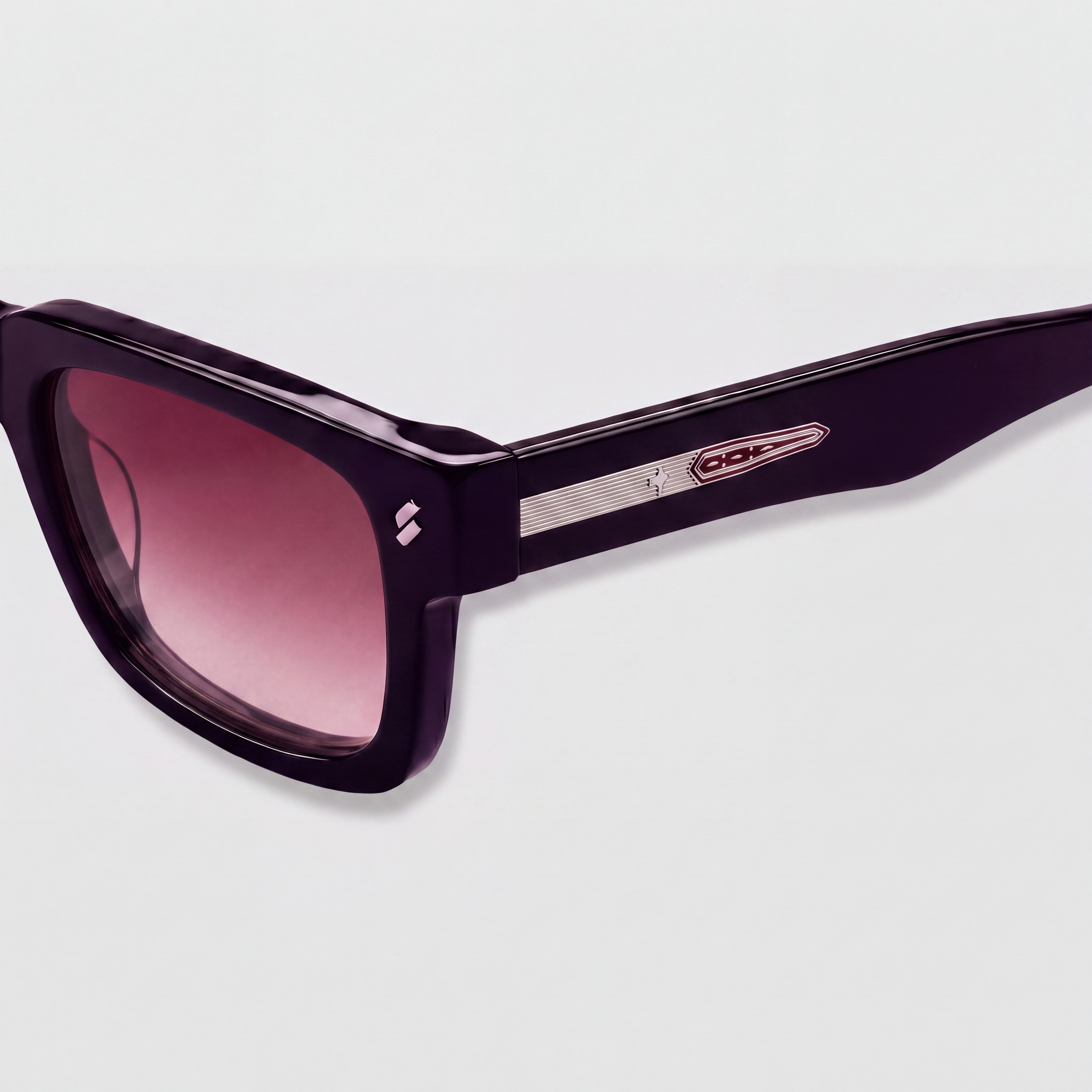 SONNENBRILLE LATE BLACK/RED