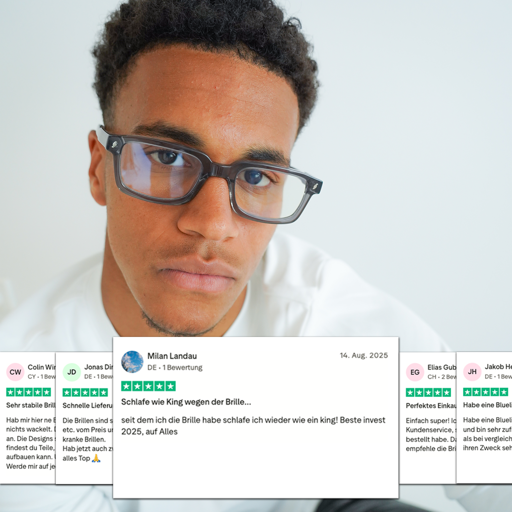 BLAULICHTFILTER BRILLE LATE GREY