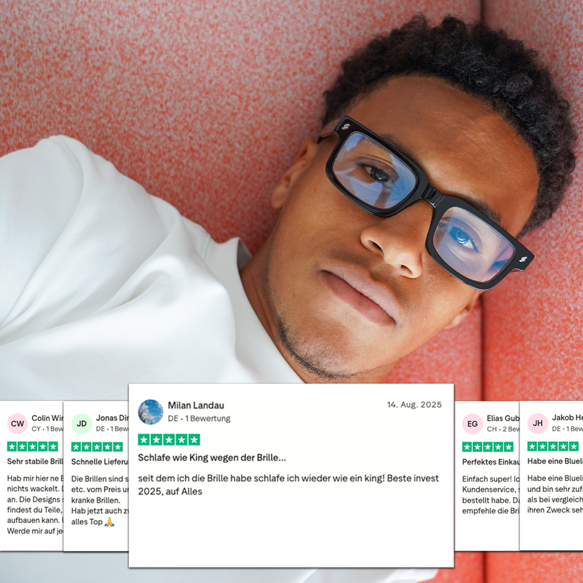 BLAULICHTFILTER BRILLE LATE Black