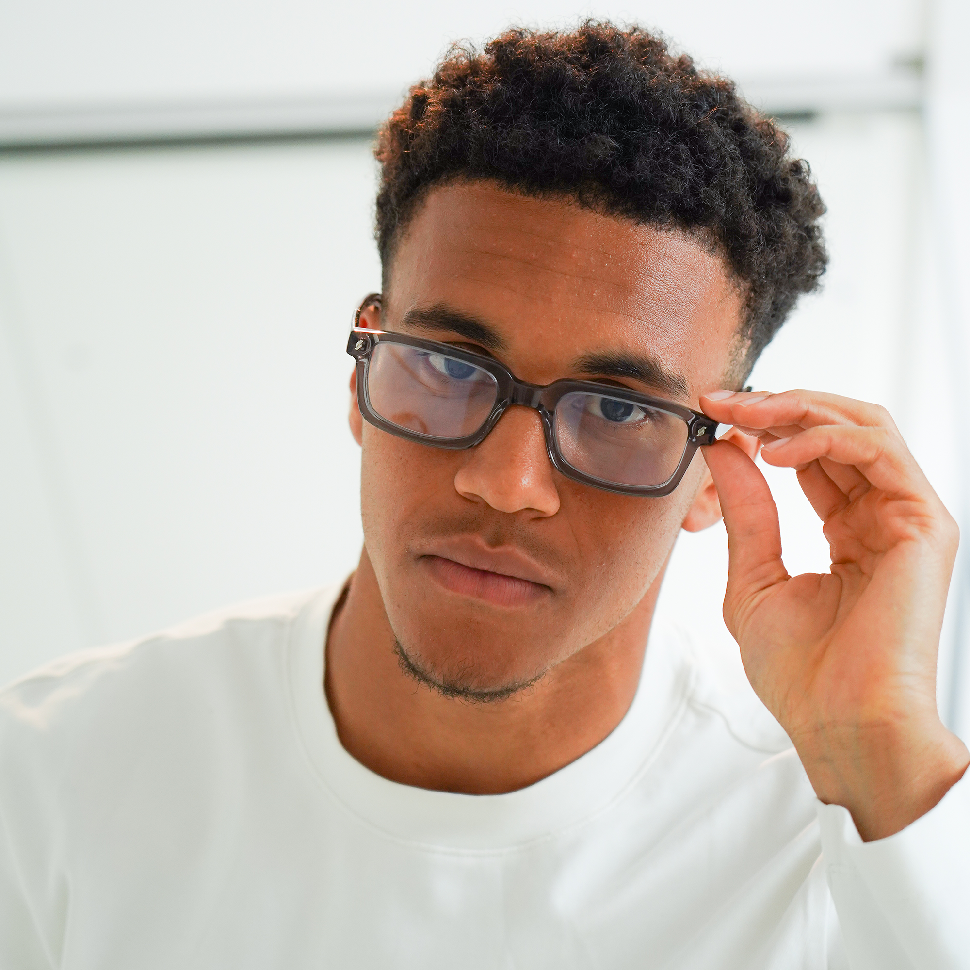 BLAULICHTFILTER BRILLE LATE GREY